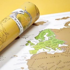 NWT Luckies of London Scratch Map.